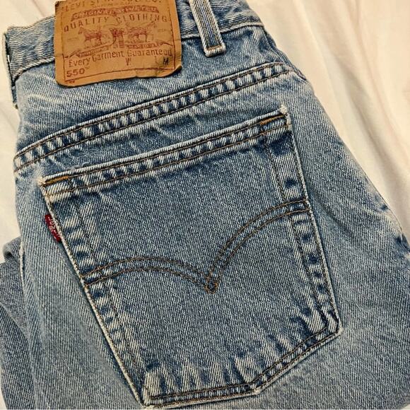 Levi’s Vintage USA 550 Relaxed Fit Tapered Leg size 12 - Picture 14 of 14